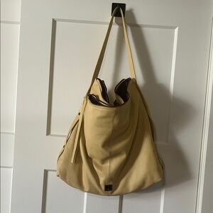 Kooba Cream Leather Patch